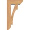Ekena Millwork Westlake Slat Smooth Bracket w/ Offset Brace, Western Red Cedar, 5 1/2"W x 14"D x 26"H BKT0604X14X26WTL06SWR - alternate 2